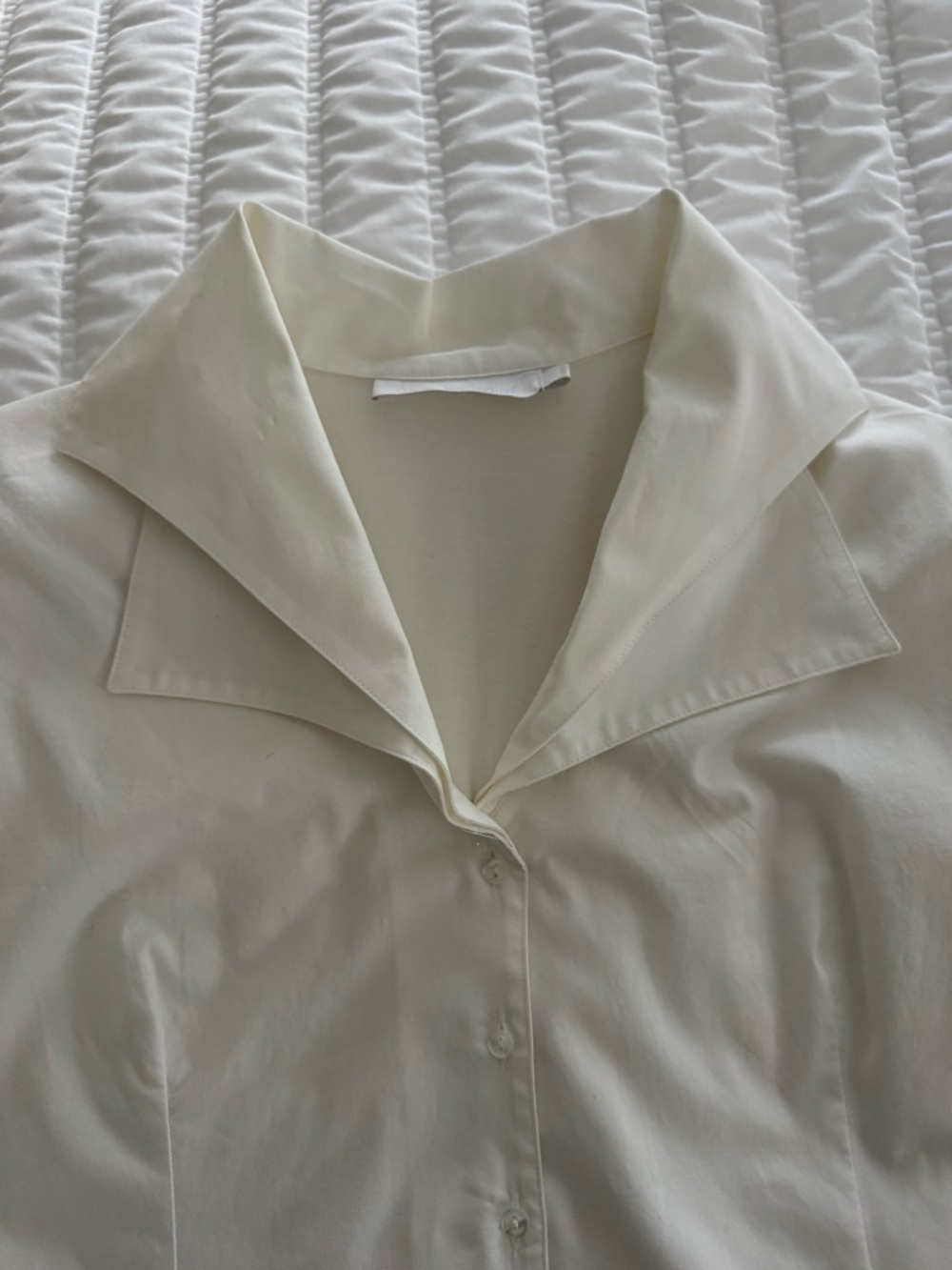 Anne Fontaine Christie Double Collar blouse size 40 - Picture 3 of 6